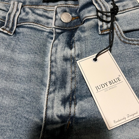 Blue Denim Cargo Jeans - Picture 2 of 6